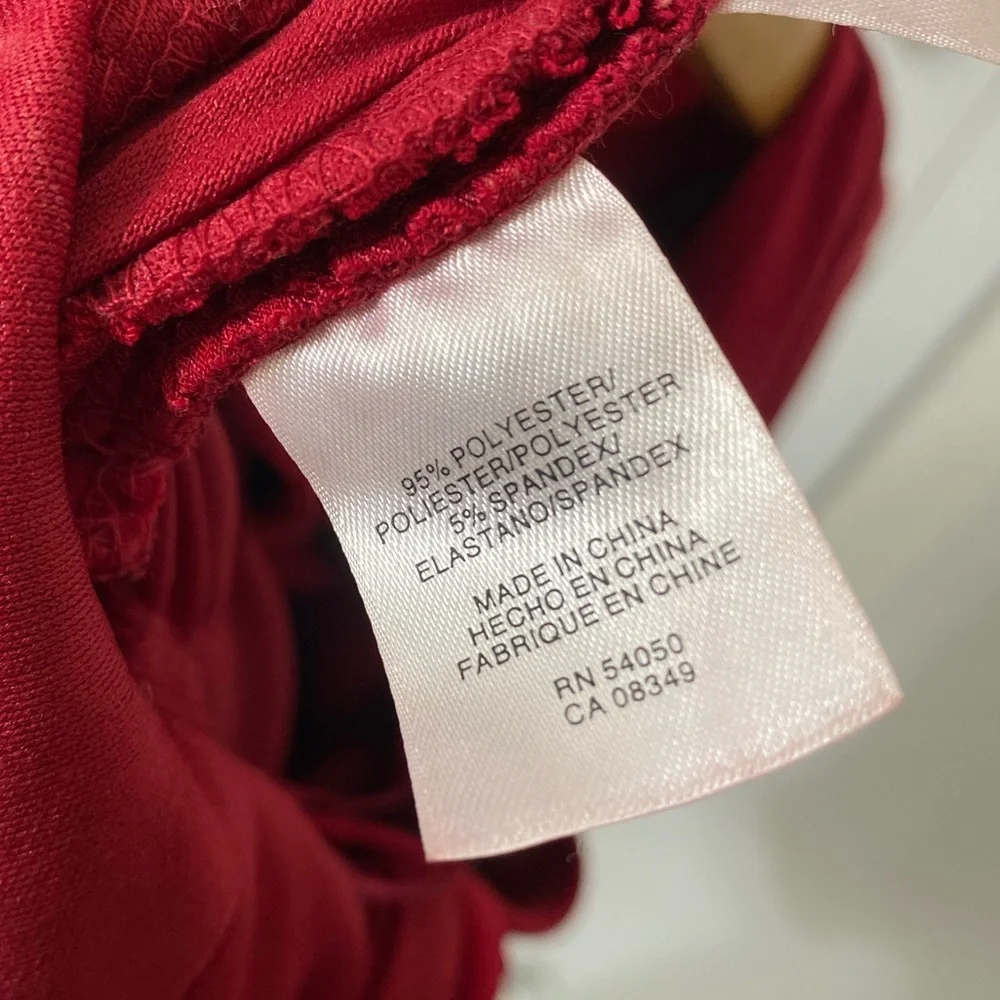 Evan Picone Red Dress - Picture 5 of 7